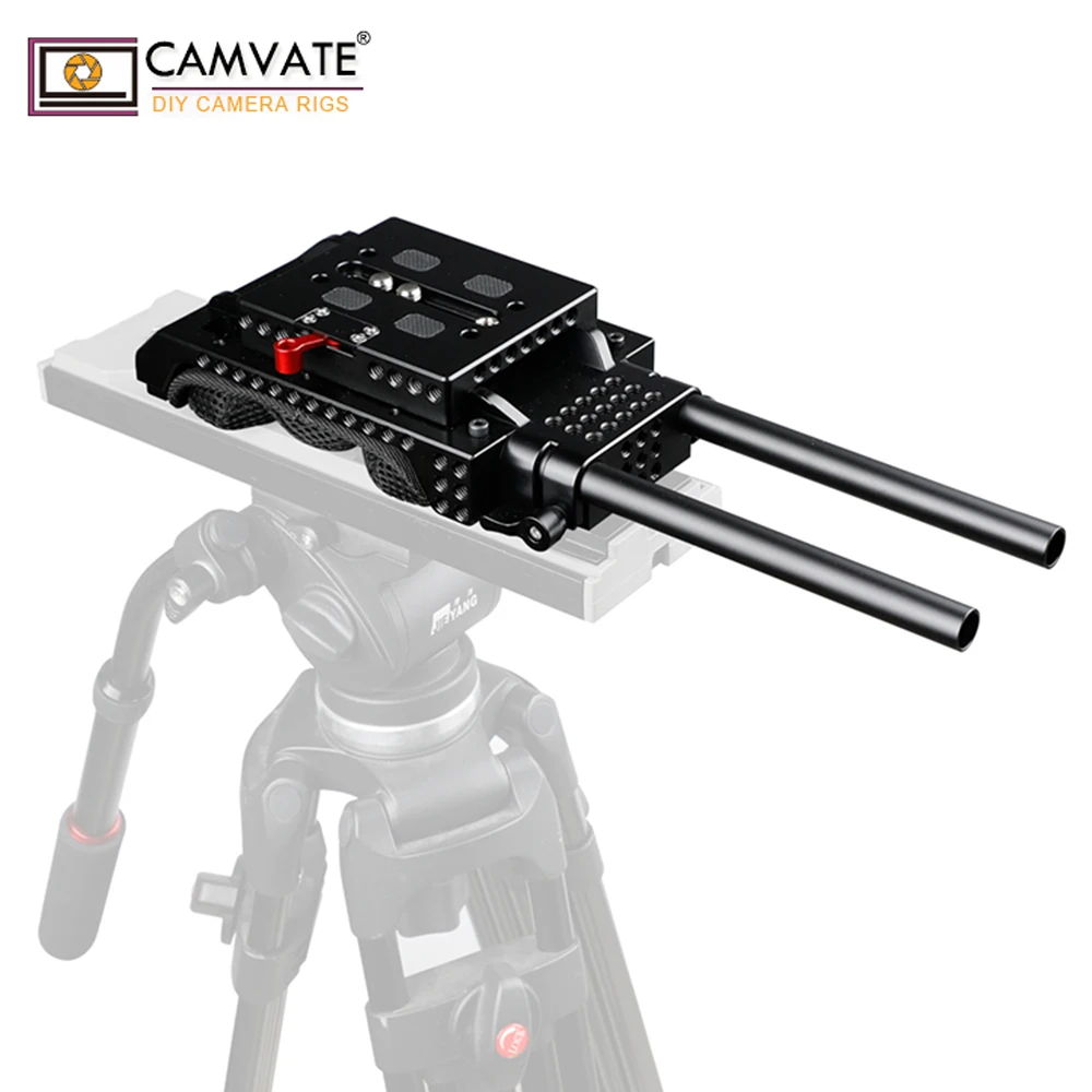 Основание CAMVATE ARRI в форме ласточкиного хвоста QR с двойным стержнем 15 мм для