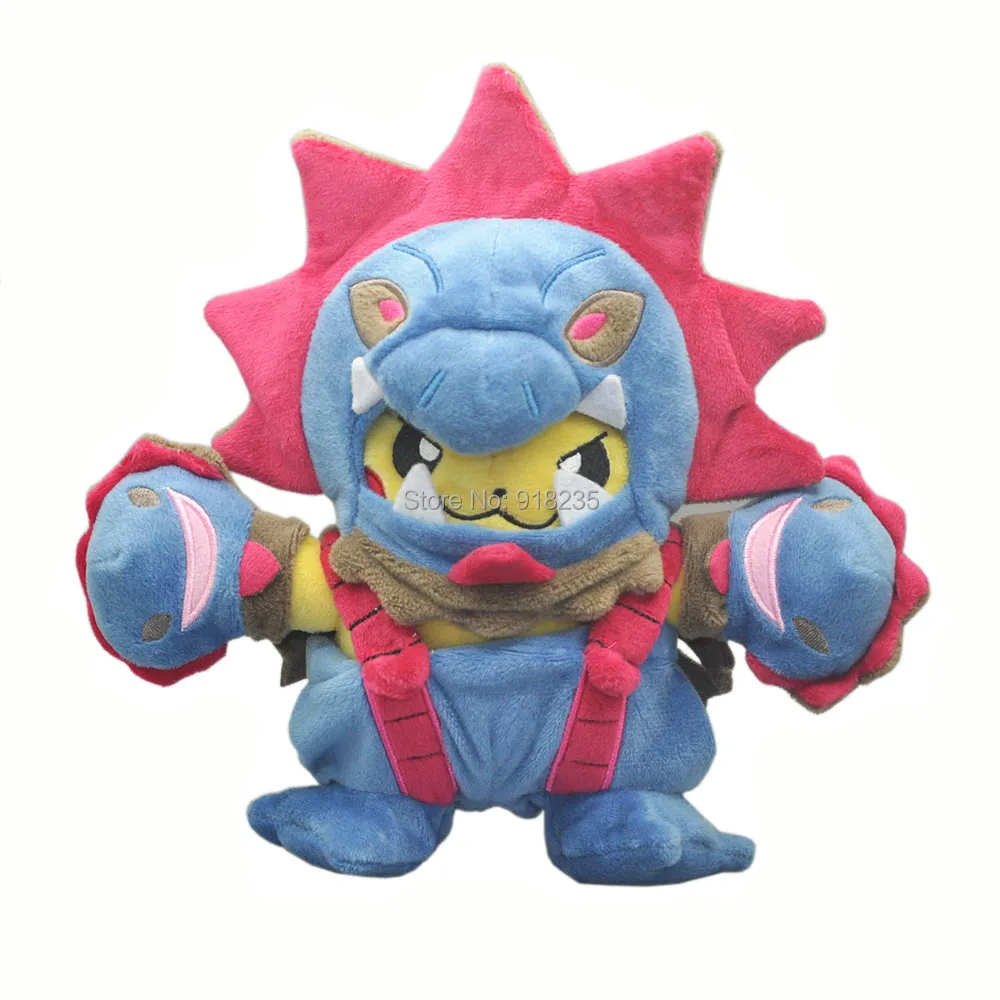 10/лот Hydreigon Pikchu 18 см мягкие подарки плюшевые куклы для мультяшных кукол