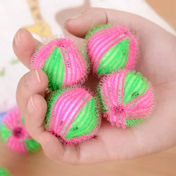

6 Pcs Decontamination Laundry Ball Washing Machine Balls Magic Plastic Home Cleaning Tools Clothes Personal Care Hair Removal