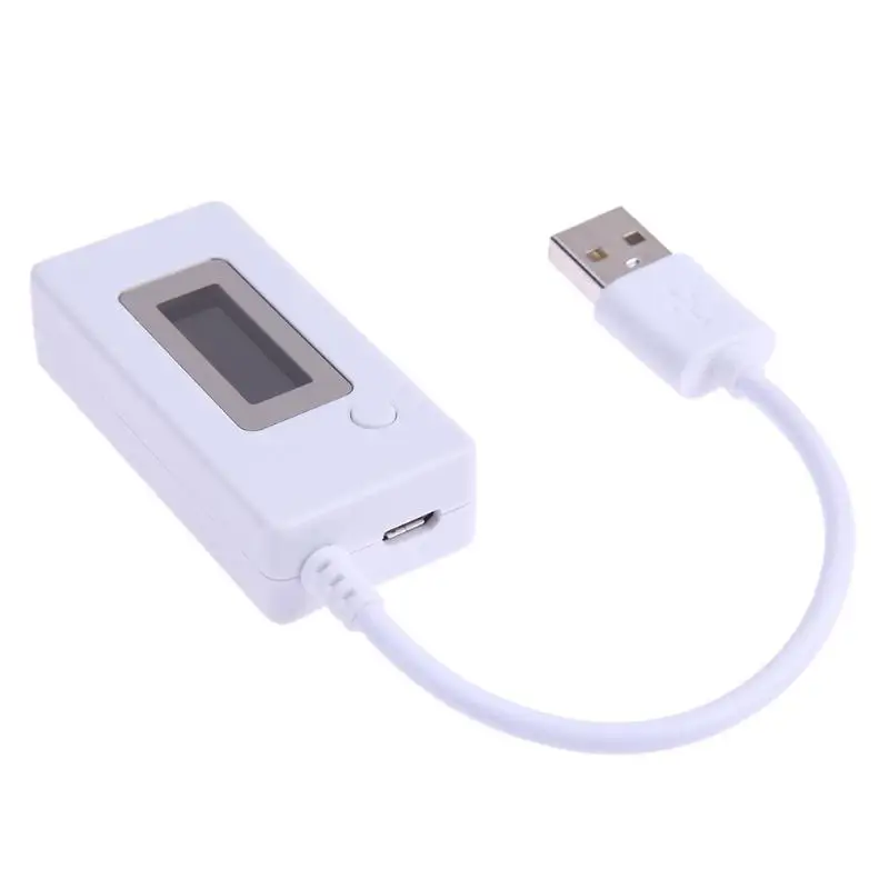 ЖК дисплей USB зарядное устройство мобильный мощность детектор батарея тестер