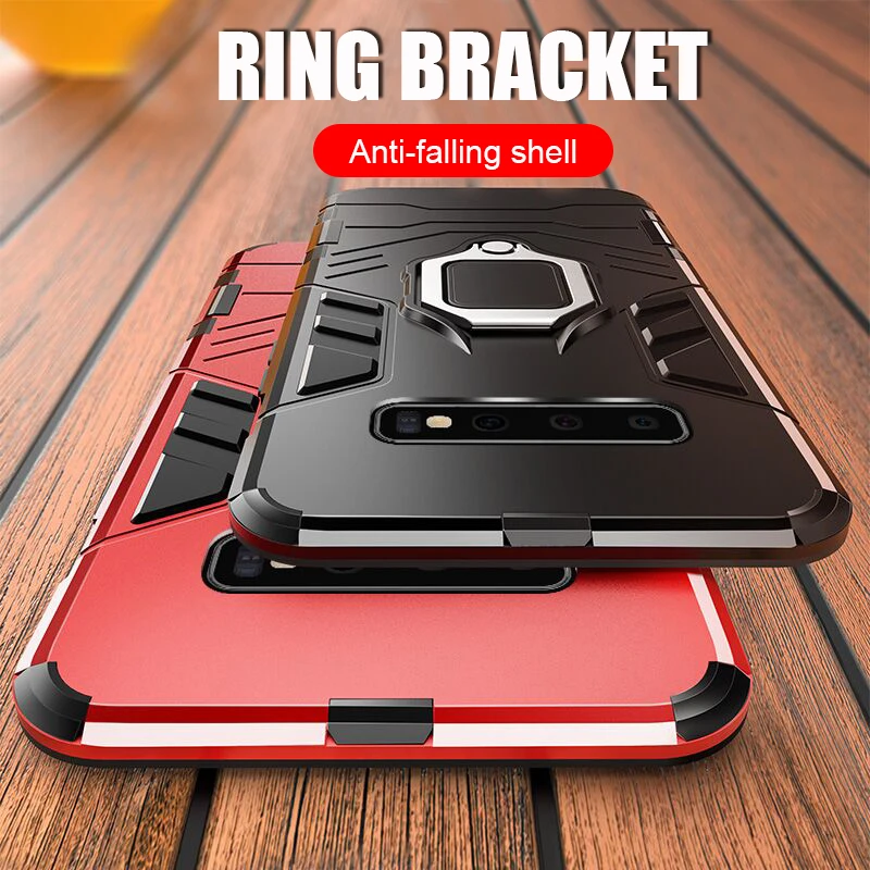 

NORTHFIRE Armor Phone Case for Samsung A30 A20 A50 Shockproof Combo Case For Samsung M20 M30 Back Cover Finger Ring Holder Funda