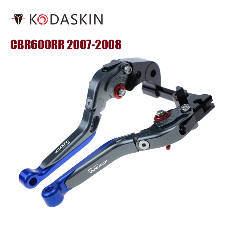 Складные выдвижной тормоз KODASKIN для Honda CBR600RR 2007 2008|Рычаги веревки и кабели| |