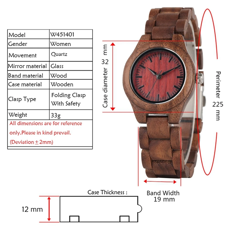 Деревянные часы для женщин лучший бренд уникальный маленький циферблат кварцевых часов Женская одежда Тонкий деревянный браслет часы экологически reloj mujer