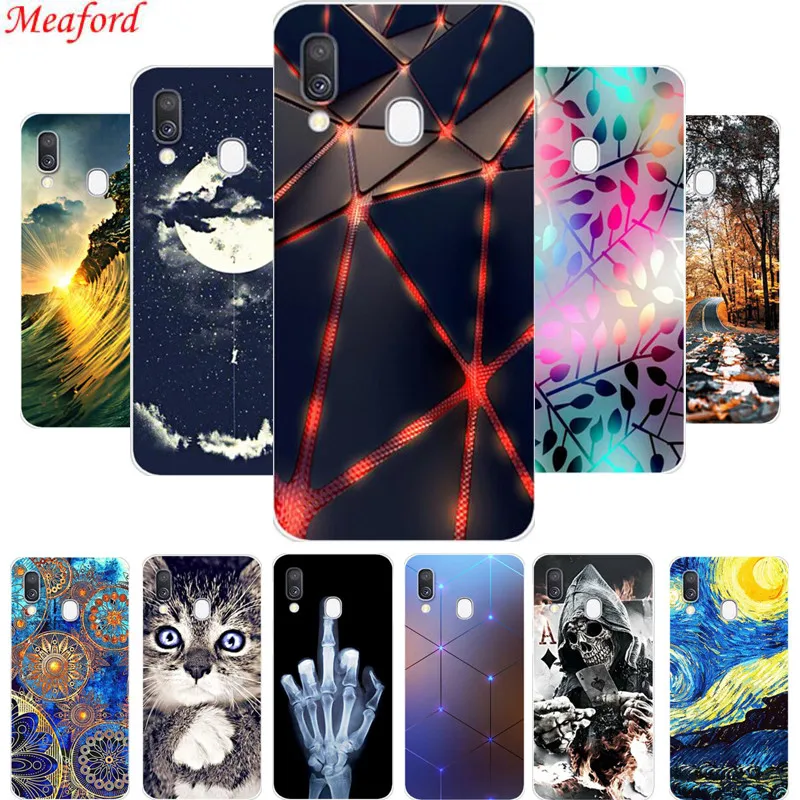 

Popular Case For Samsung Galaxy A40 Case 5.9" Cool Print Silicone Soft TPU Phone Case For Samsung A40 Back Cover A405F A 40 Case