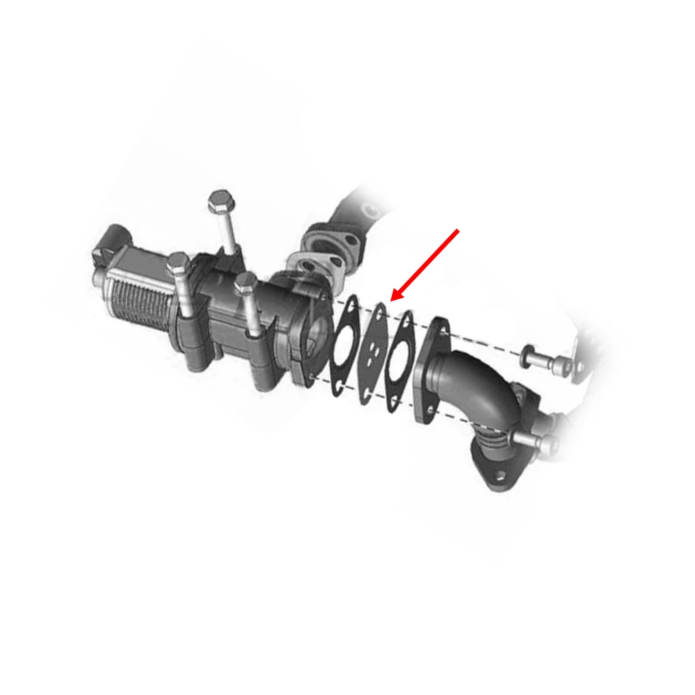 KKMOON EGR запорная пластина клапана для FIAT ALFA LANCIA VAUXHALL OPEL 1 9 JTD CDTI 8V|Уплотняющая