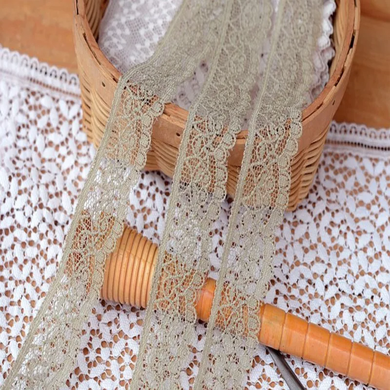 

hot sale Lace accessories Light brown lace 1.5 cm H1505 High-quality