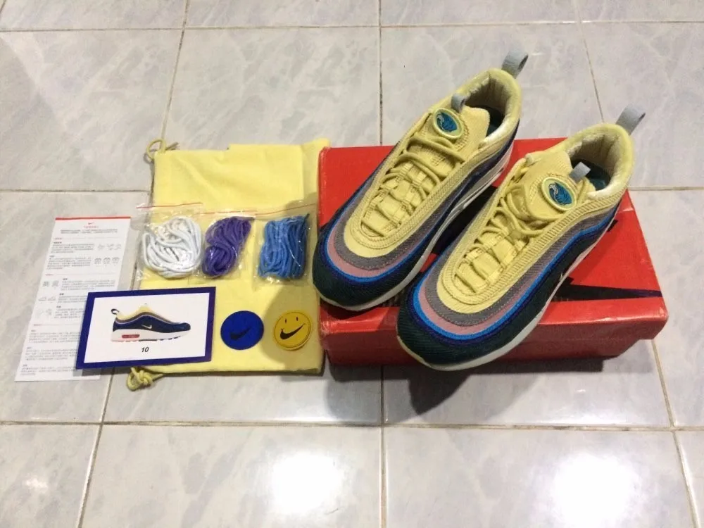 Nike Air Max 97/1 Sean 2018 Summer New Man Running Shoes Comfortable Sneakers AJ4219-400
