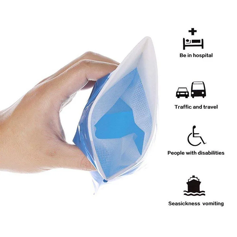 Driving Emergency Toilet Airsickness Bag Toilet Parts Urinals Men Women Outdoor Camping Disposable Urinals Contain Litter Bag Driving Emergency Toilet Airsickness Bag Toilet Parts Urinals Men Women Outdoor Camping Disposable Urinals Contain Litter Bag