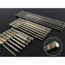 7/6/5 шт набор Магнитный сферические/шар внутренний шестигранный отвертка сверла 1/" Шестигранным хвостовиком диаметром 65/100/150 мм Биты отвертки инструменты S2