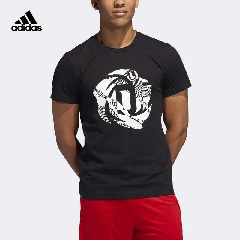 

Adidas ROSE LOGO TEE Men’s Basketball T-shirt Outdoor Short Sleeve Sportswear # DQ0932