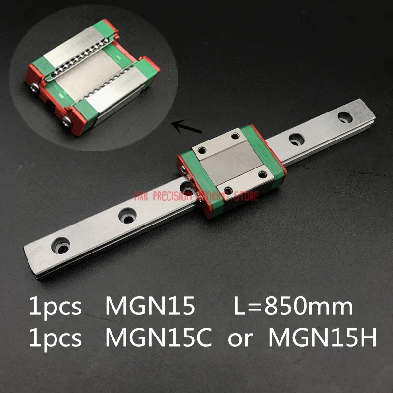 NEW 1 Set 15mm Linear Guide MGN15 300mm linear rail MGN15H Long Hot
