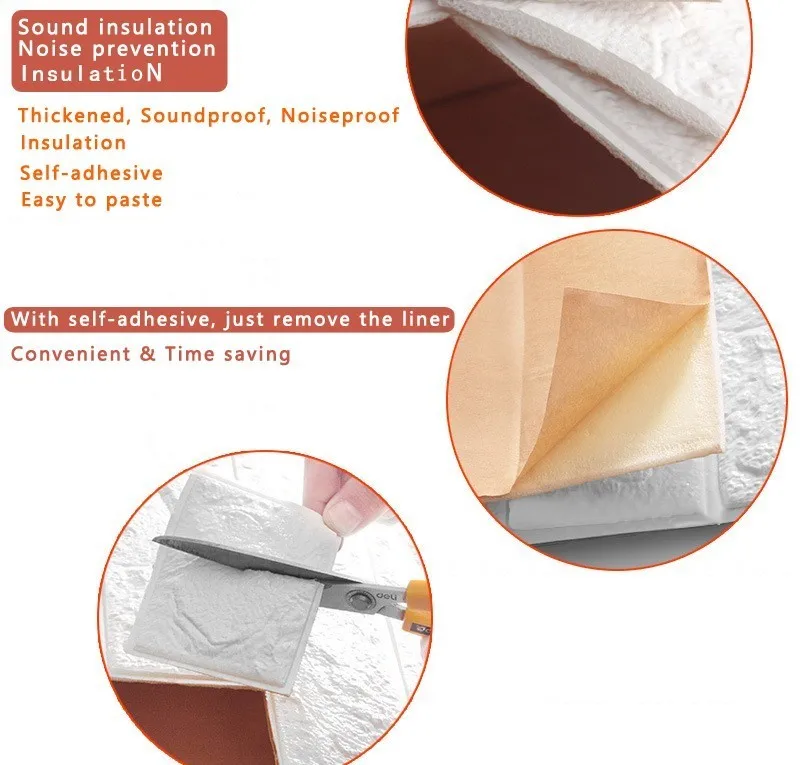 60x30cm PE Foam 3D Wall Stickers Brick Pattern Waterproof Self Adhesive Wallpaper Kids Bedroom Living Room Stickers Home Decor 60x30cm PE Foam 3D Wall Stickers Brick Pattern Waterproof Self Adhesive Wallpaper Kids Bedroom Living Room Stickers Home Decor