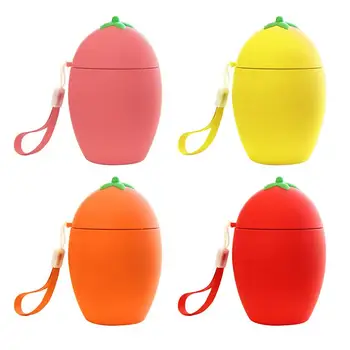 

Children Creative Cup Vegetable Shaped Double Layer Glass Bottle Cherry Tomatoes Shape Cup For Kitchen Supplies