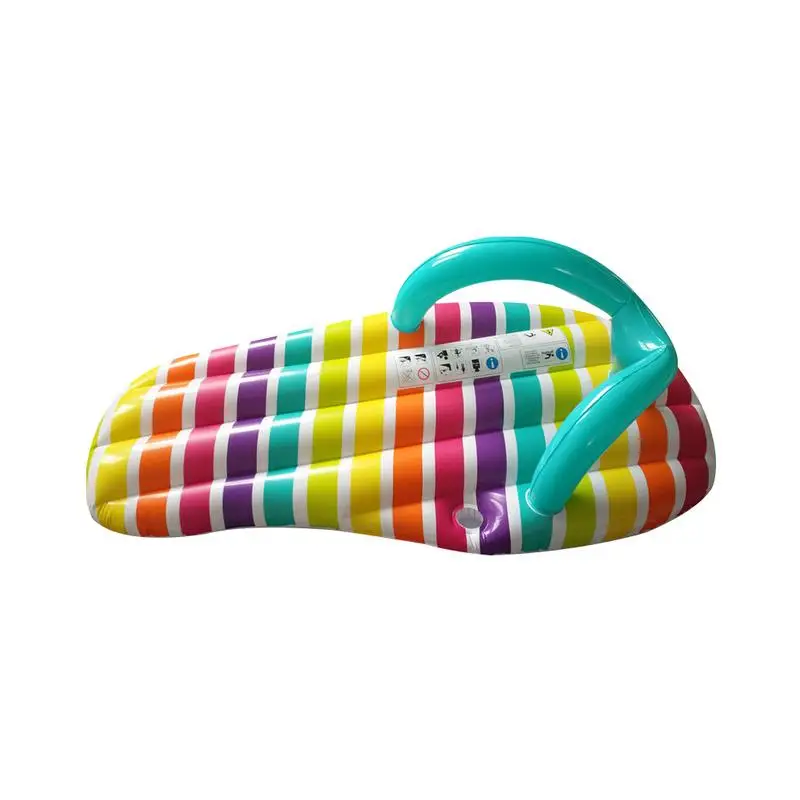 

Water Slippers Shaped Pool Float Inflatable Floating Row Bed Swimming Circle Water Toy for Children Adults Sea Party