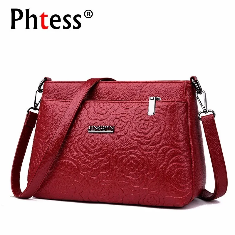  2019 Women Messenger Bags Small Leather Shoulder Bag Female Sac A Main Vintage Bags For Girls Envel - 32944708070
