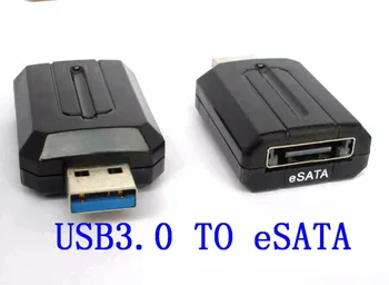 

100pcs USB 3.0 to ESATA External SATA 5Gbps Bridge Convertor Adapter for Laptop 2.5" 3.5" HDD