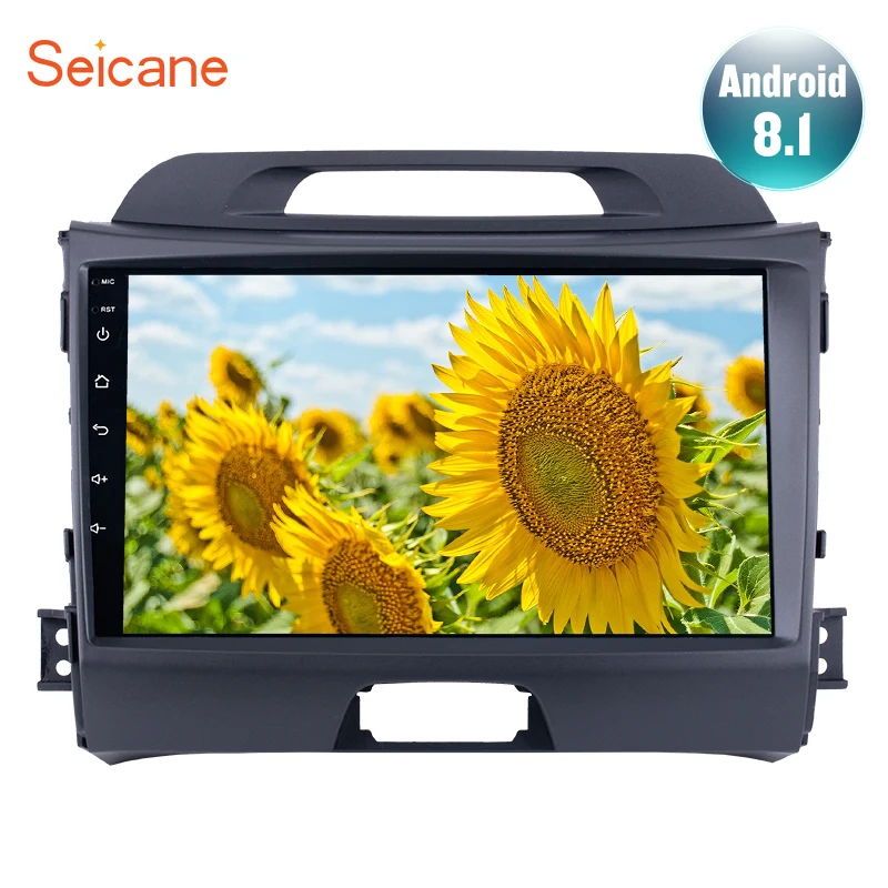 

Seicane Android 9.0 GPS Navigation Multimedia Player for 2010-2015 KIA Sportage Quad Core Car Stereo with Bluetooth WIFI USB
