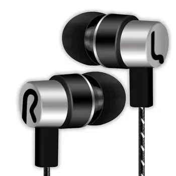 

Universal Wired In-Ear Earphone Portable 3.5MM Plaited Rope Sport Earphone Heavy Bass Stereo Music Headset For Mobile Phone