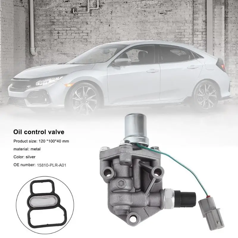 VODOOL Car VTEC Solenoid Spool Valve Vehicle Camshaft Oil Control Valve Accessories 15810 PLR