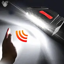 LAIDEYI перезаряжаемый светодиодный налобный фонарь с высоким люменом, датчик движения тела, Кемпинговый флэш-светильник, головной светильник фонарь, лампа для рыбалки с USB