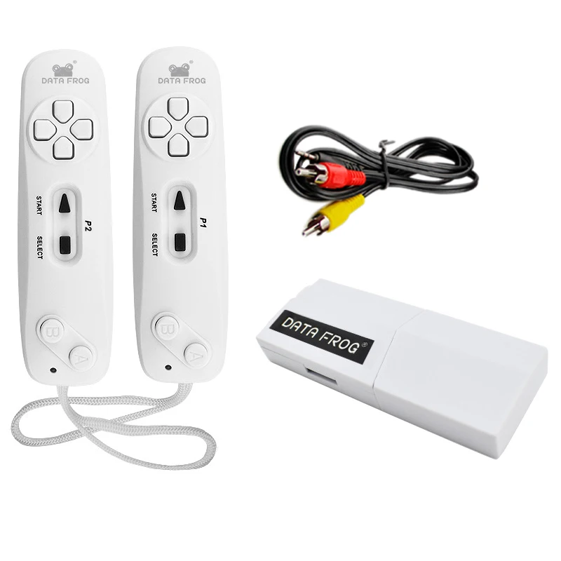 

Data Frog USB Wireless Retro Video Game Console Built In 620 Classic 8 Bit Game Game mini Console Dual Handheld Gamepads
