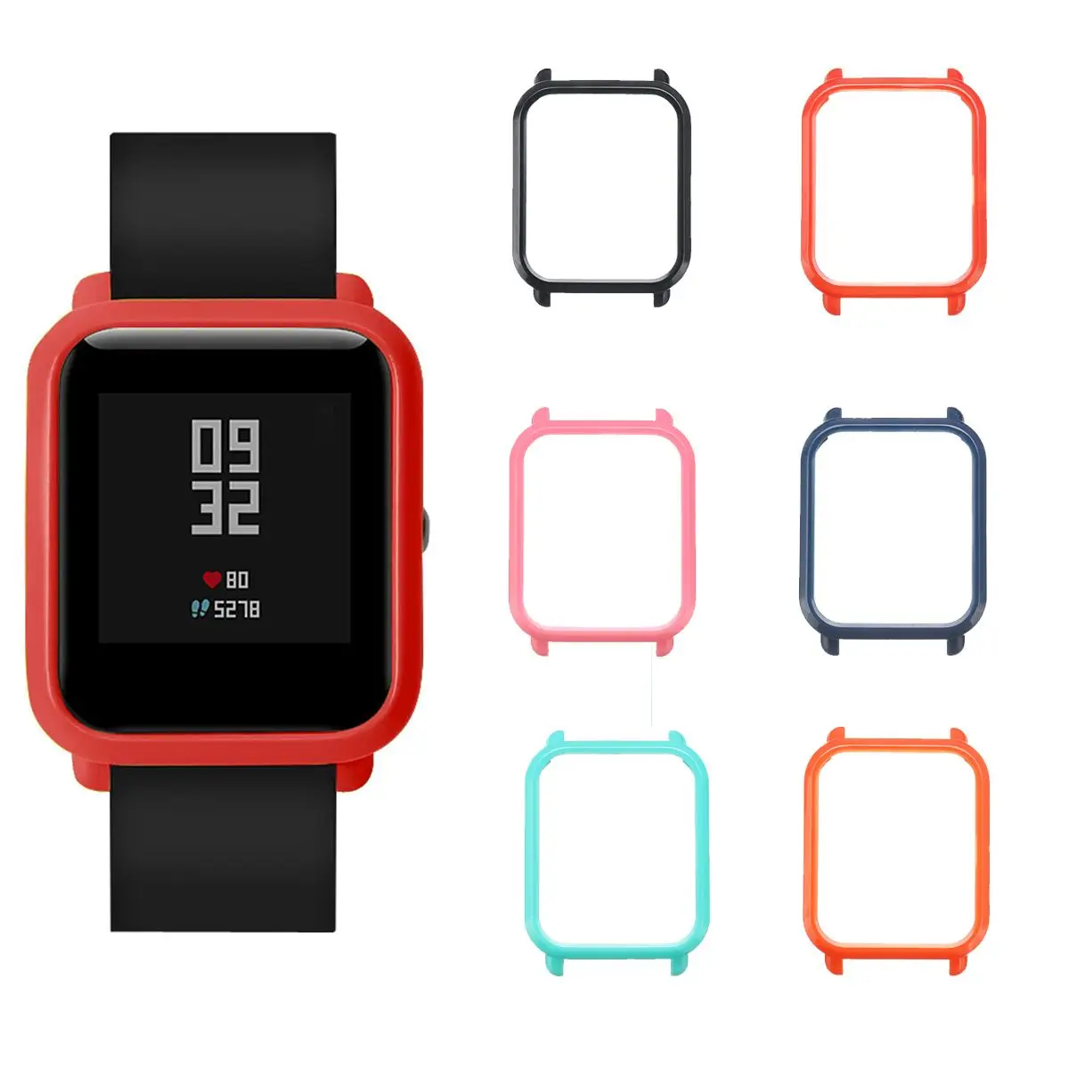 Чехол-рамка для часов Защитная пленка для Xiaomi для Huami Amazfit Bip Bit спортивные часы Молодежные умные аксессуары