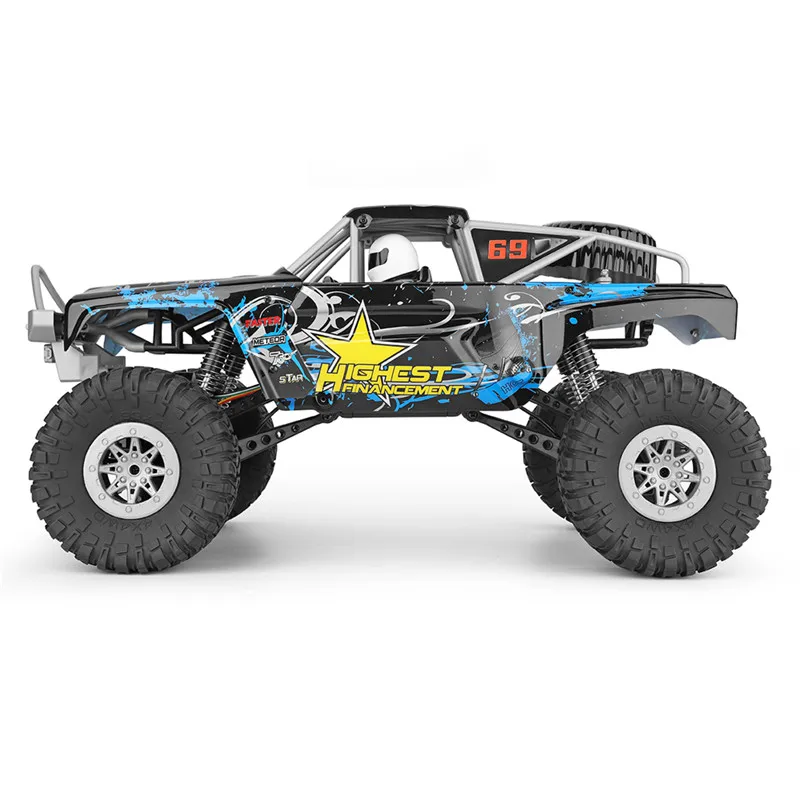 WLtoys 104310 RC Автомобиль 2,4G 1/10 4WD двойной мост гусеничный RC автомобиль 40 Minis с передатчиком зарядное устройство игрушки для детей