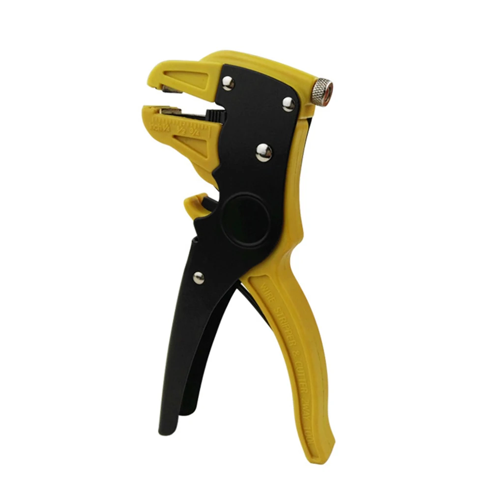 

1PC Automatic Cable Wire Stripper Self Adjusting Crimper Stripping Cutter stripping range 0.2-6mm2 For Hand Tools(Red)