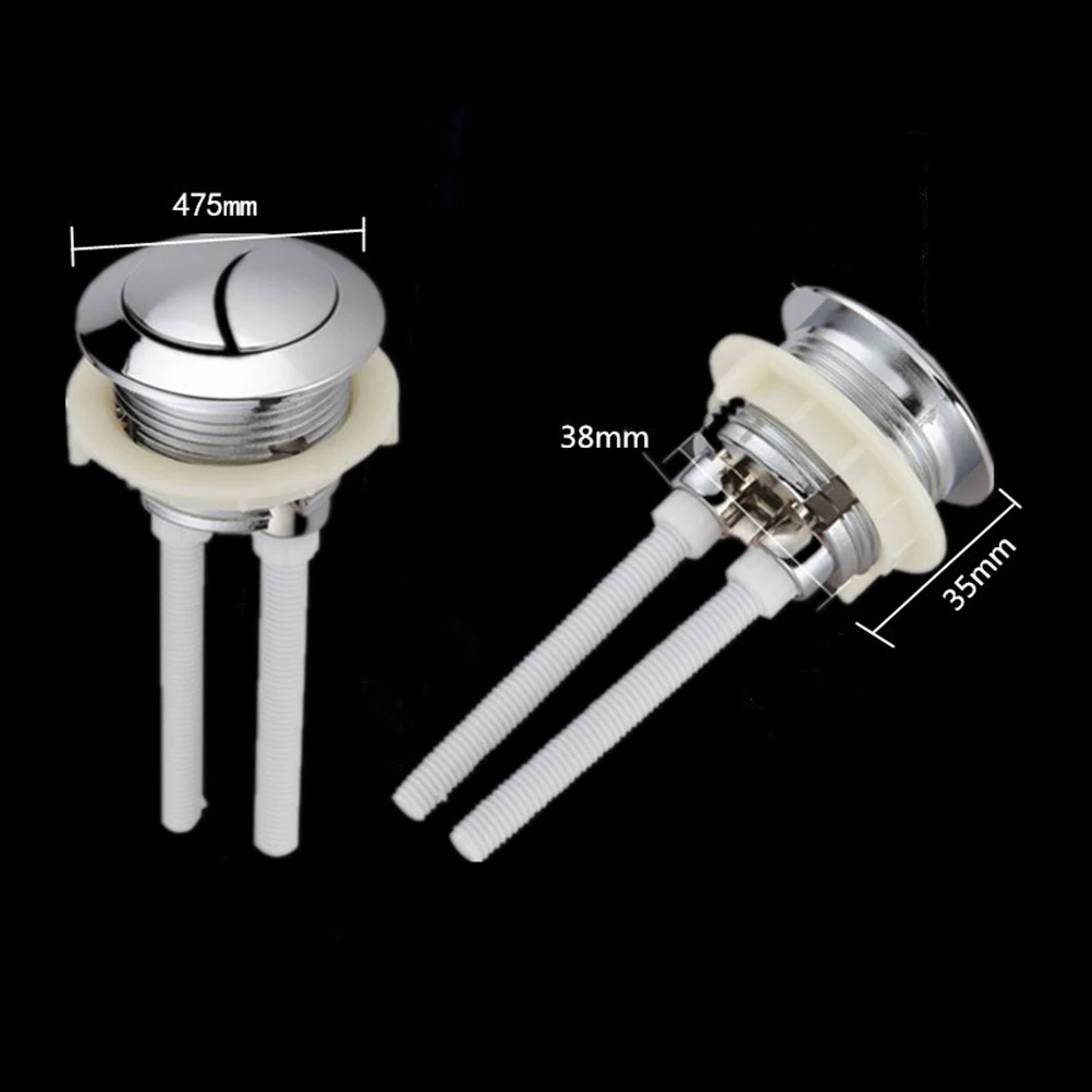 38 мм унитаз двойной заподлицо с круглой головкой кнопка гальванического бака для воды клапан
