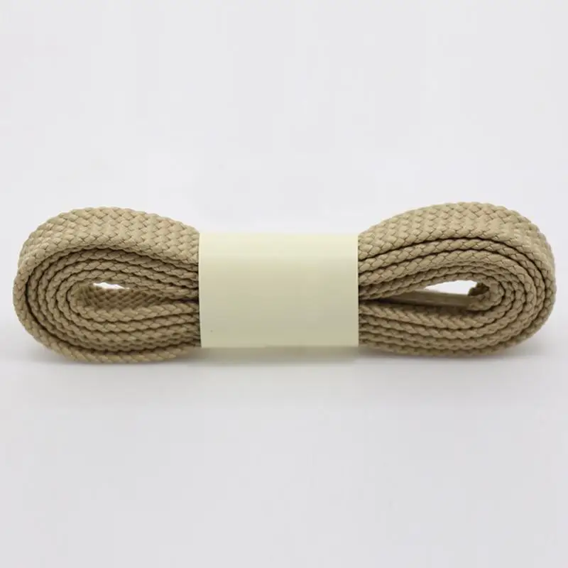

1 Pair Polyester Thick Flat Shoelaces Wide Sports Casual Shoe Lace for Sneakers 100cm Solid Color
