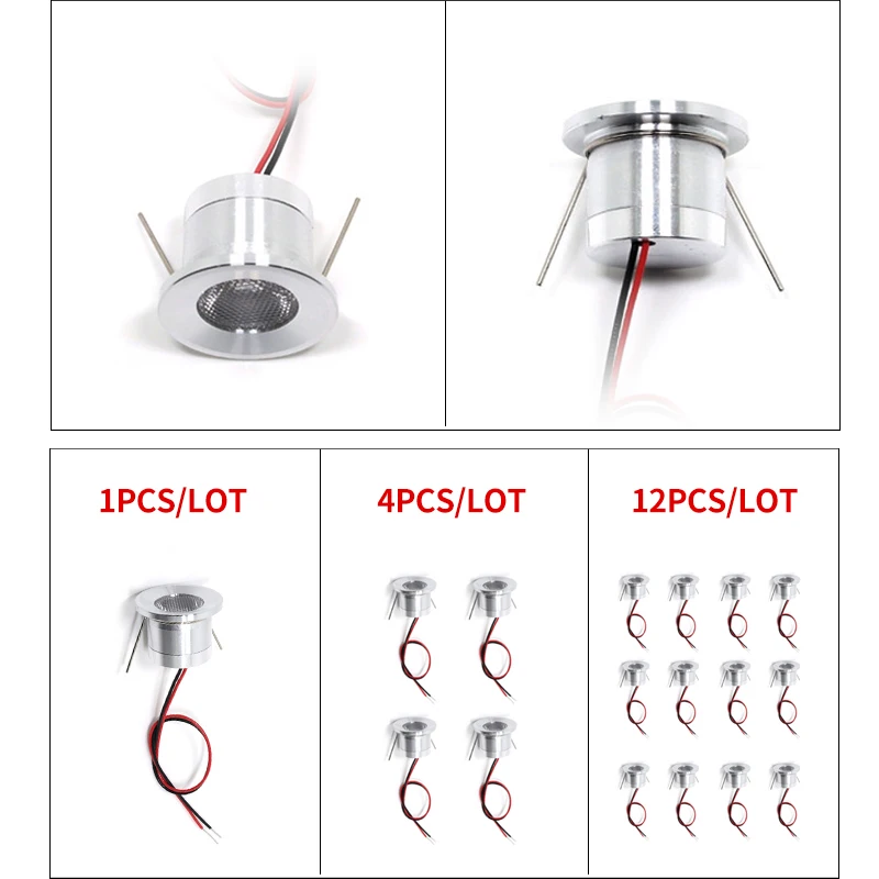 Spot Window display cabinet bar table 12V small spotlight 1W ceiling embedded ceiling Built-in led miniature mini downlight Spot Window display cabinet bar table 12V small spotlight 1W ceiling embedded ceiling Built-in led miniature mini downlight
