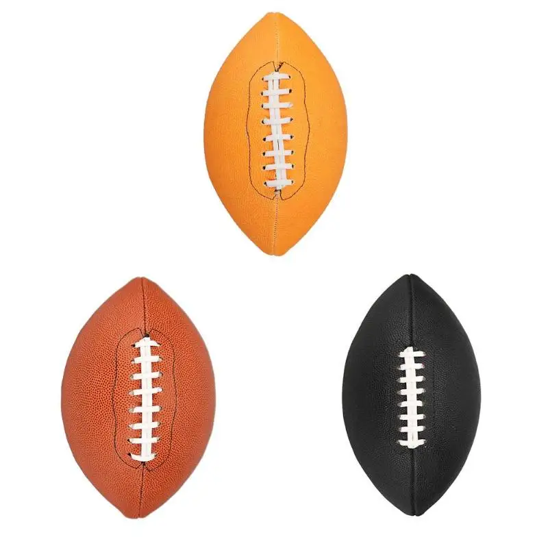 Открытый полиуретановый для американского футбола тренировочный футбольный мяч спортивные матч стандартный мяч регби для детей для