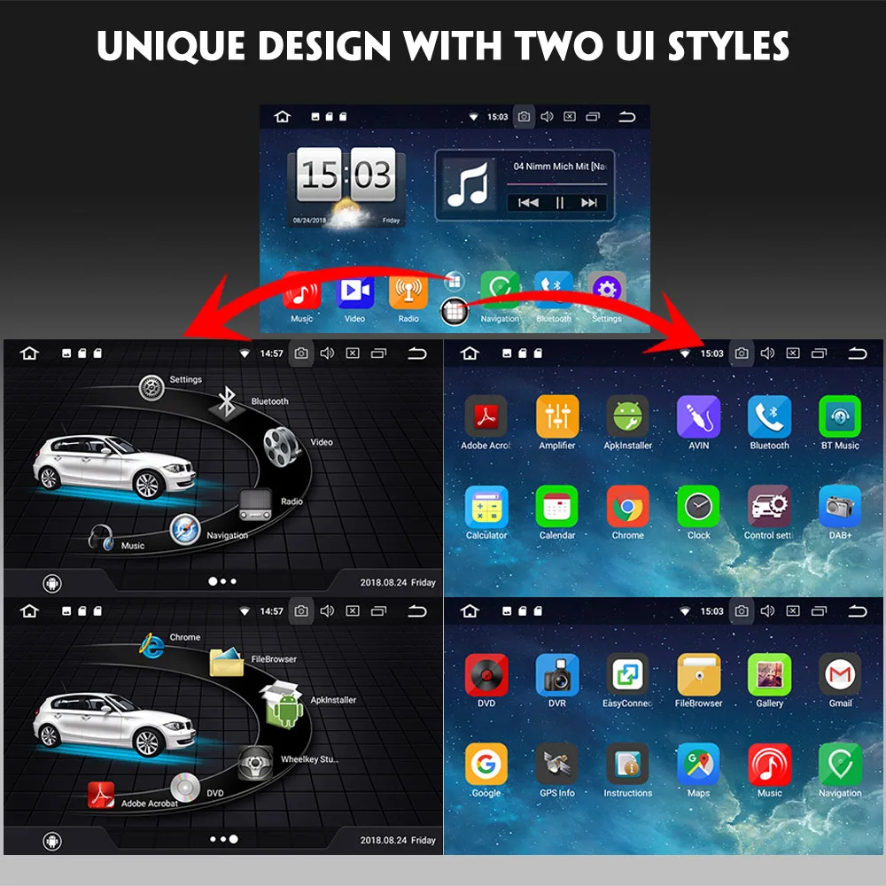 Восьмиядерный Android 8 0 Авторадио DAB + СБ Navi автомобильный CD плеер для Audi A4 S4 RS4 RNS E 8E
