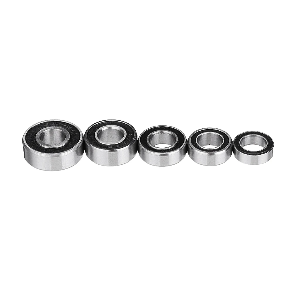 

10pcs I.D 6mm Double Rubber Shielded Miniature Deep Groove Ball Bearing MR106 MR116 MR126