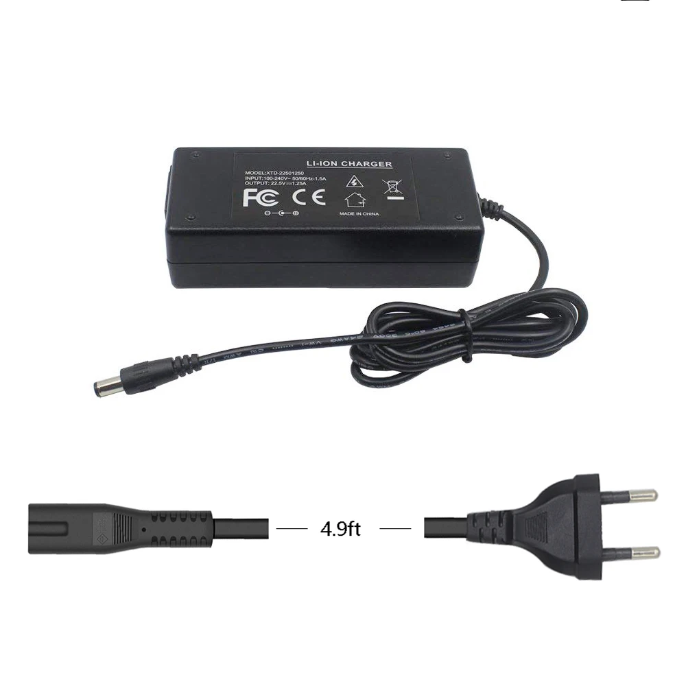 ЕС вилка для подметания робота зарядное устройство 22.5V1.25A адаптер питания