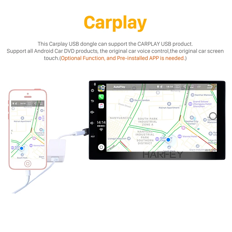 Harfey 9 &quotРадио Android 8 1 GPS Navi головное устройство для Toyota Fortuner Hilux 2008 2014 с WIFI FM Музыка