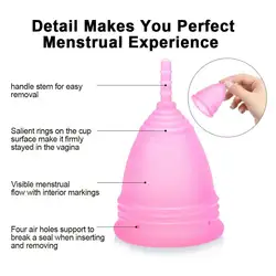 1 шт. менструальная чашка многоразовый силиконовый для использования в медицине Луна/леди/период менструальная чашка для девочек