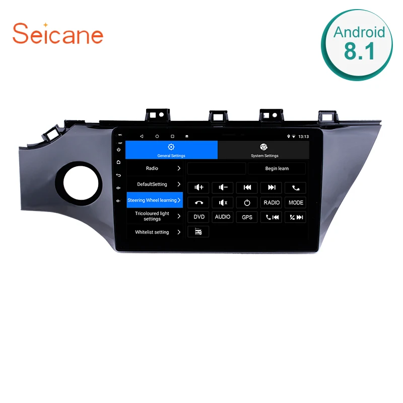 Perfect Seicane Android 8.1 10.1 Inch 2Din Car Auto Radio Head Unit GPS Navigation Audio Multimedia Player For 2017 Kia K2 Support Wifi 0