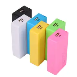 Мобильный запасные аккумуляторы для телефонов Чехол DIY Suite комплект резервного копирования батарея зарядное устройство коробка 2x18650