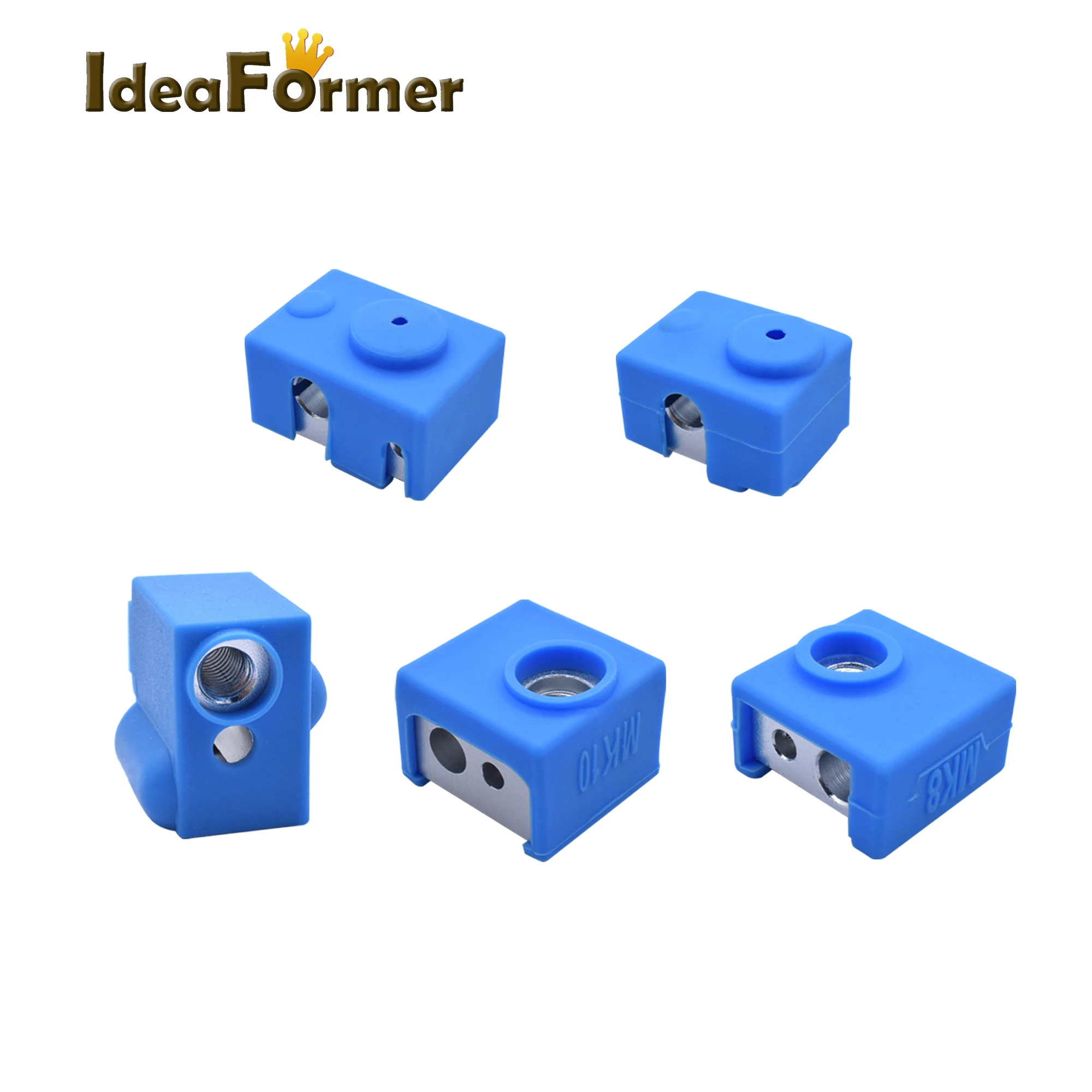 3D طابعة V6/MK7 MK8 MK9/MK10/Volnaco سيليكون الجوارب سخان قوالب سيليكون غطاء عازل ل 3D طابعة التدفئة كتلة 3D طابعة V6/MK7 MK8 MK9/MK10/Volnaco سيليكون الجوارب سخان قوالب سيليكون غطاء عازل ل 3D طابعة التدفئة كتلة