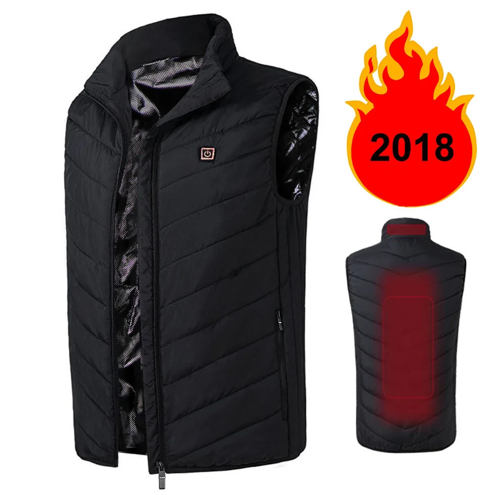 2018 Hot Winter Coat Men's Lightweight Insulated Heated