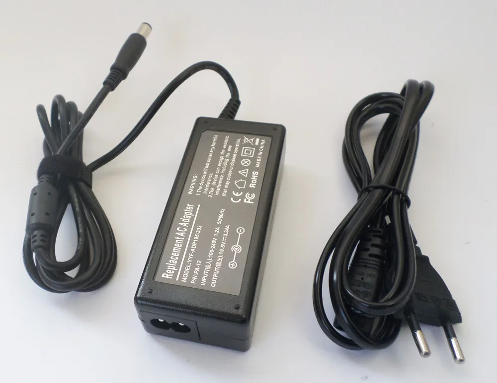 

Laptop AC Adapter For Dell 331-0536 FA65NE1-00 HP-AF065B83 KT2MG T7423 I1764 65W 19.5V 3.34A Notebook Power Charger Plug