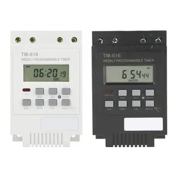 

7 Days Programmable Digital Timer Time Control Switch Din Rail Mount wireless switch