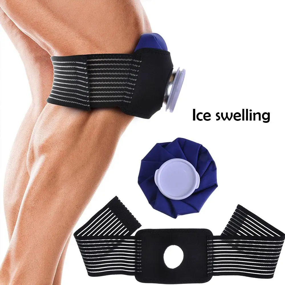 

9 Inch Ice Bag Cold Pack For Injuries Neck Knee Pain Relief Therapy With Strap Protective Gear Reduce Fever Relieve Toothache
