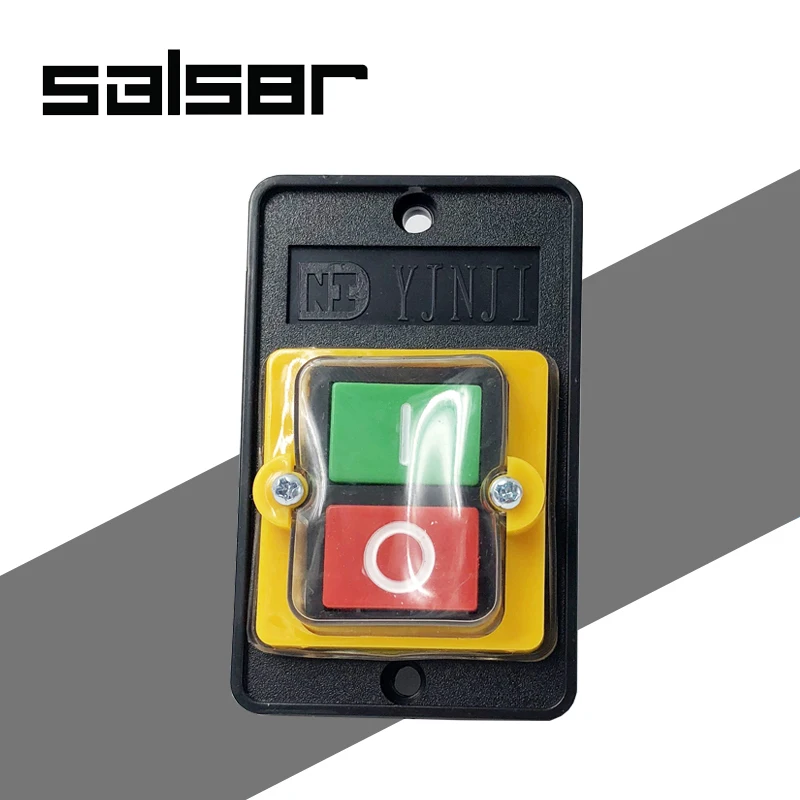 

KAO-5M Bench Drill Switch suit for Cutting Machine Waterproof Control Tool Start-up Push Button 2 positions ON-OFF (5PCS)