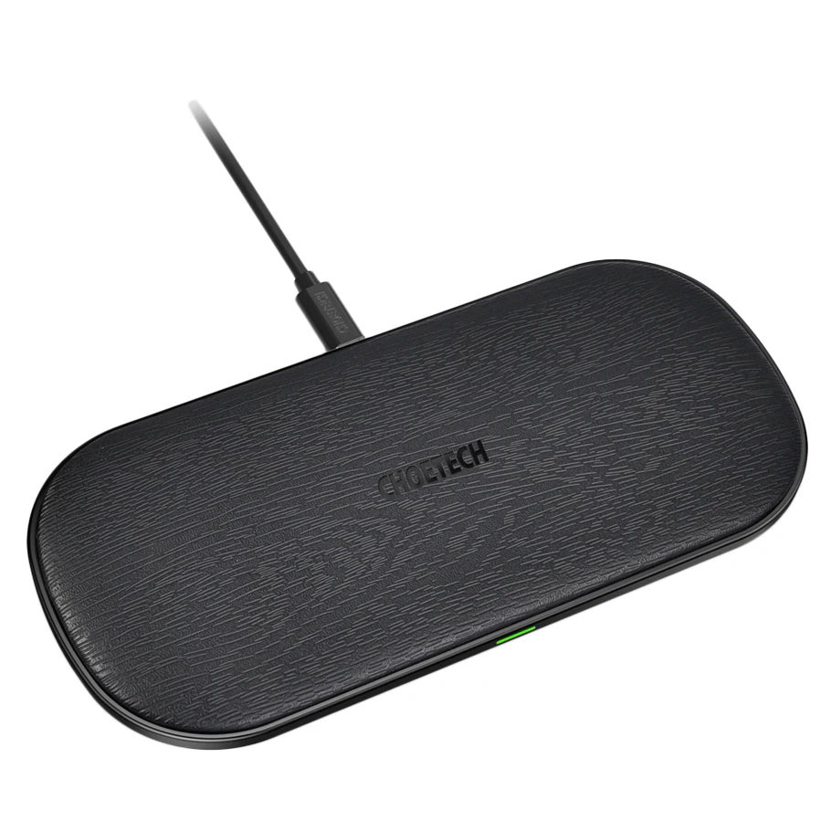 

Choetech Wireless Charger Dual Pad Fast Qi Wireless Charging For Iphone Xs Max Xr X 10W 2 Phones Dock Charger For Samsung S9 S