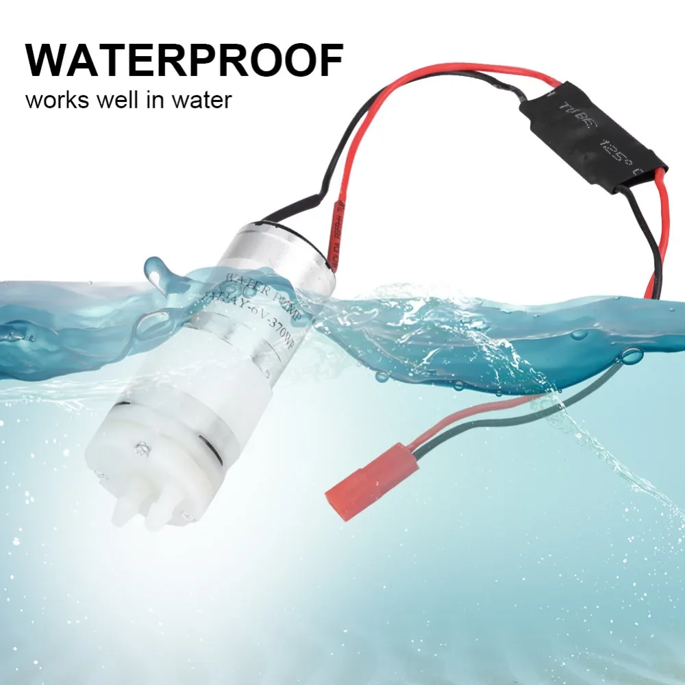 

5V 370 RC Water Cooling Pump JR Plug Step-down Module Accessory Part for RC Boats Motor ESC needs water cooling RC Accessory