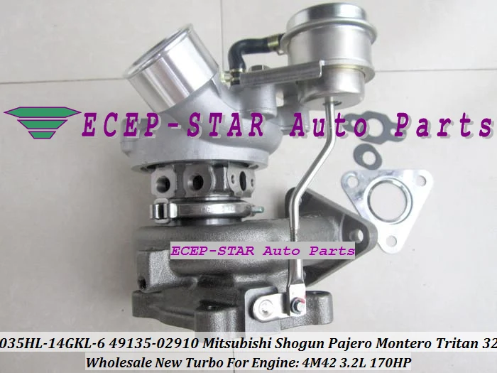 TF035HL-14GK2-6 TF035 49135-02910 Turbo Turbine Turbocharger For Mitsubishi SHOGUN PAJERO MONTERO 3.2L 4M42 TRITAN 3200 170HP (2)