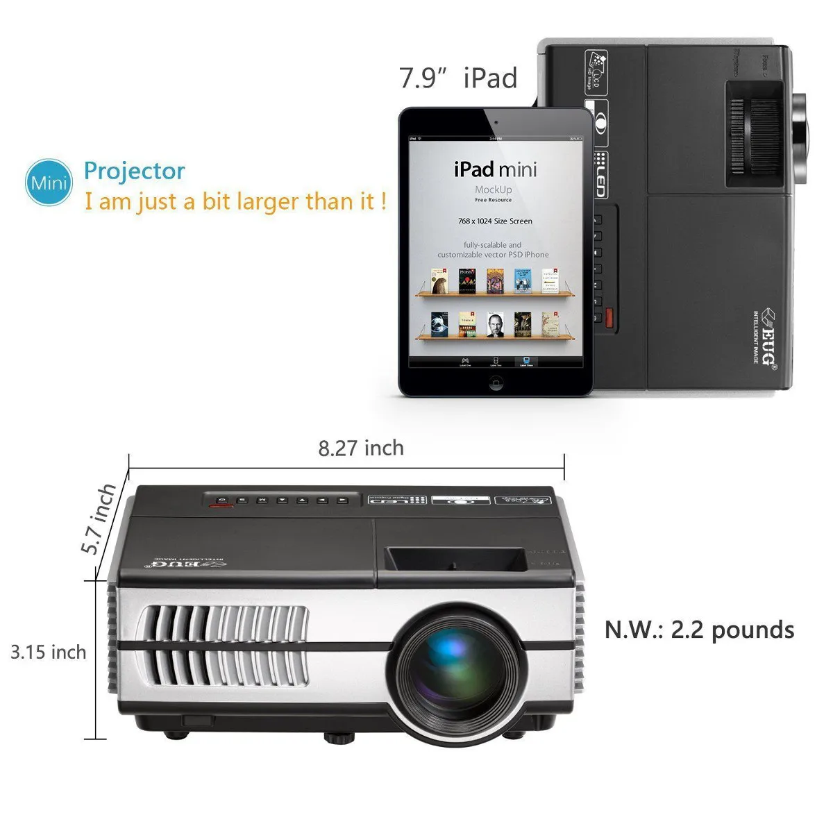 Max 7000Lumens 1080P Full HD LED Projector 3D Home Theater Cinema LCD Wireless HDMI AV/VGA/USB/SD/HDMI/TV Multimedia Beamer