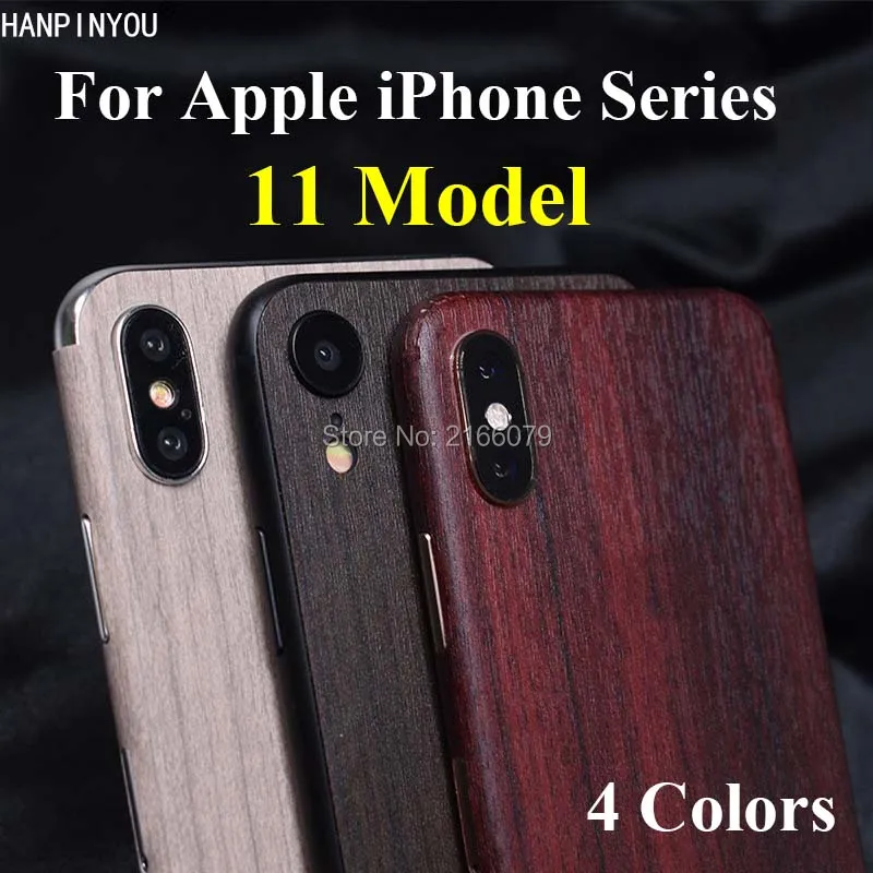 Для Apple iPhone 11 Pro X XS Max XR 6S 7 8 Plus задняя крышка 3D Имитация древесины защита кожи